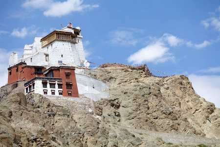 天珠 Tsemo 修道院，拉达克印度
