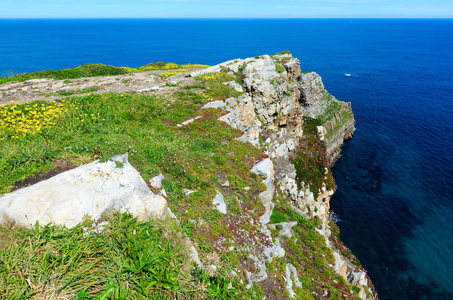 cape vidio coastline西班牙阿斯图里亚斯。