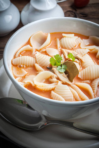 Conchigliette 新鲜番茄汤