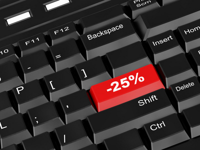 有百分之二十五的键盘