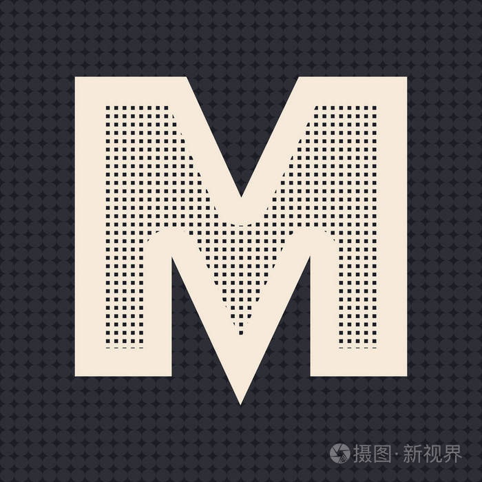 字母m 标志图标设计