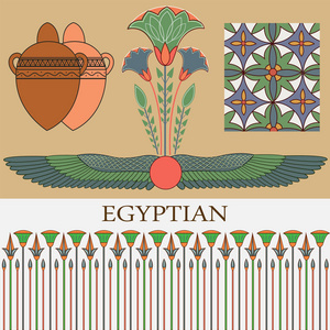 埃及植物点缀