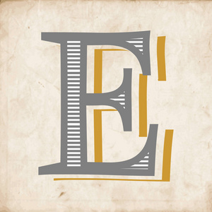 字母 e 标志图标设计