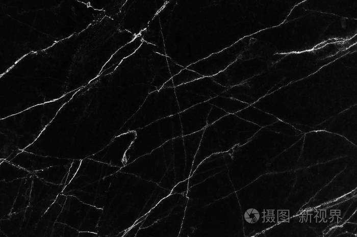 黑色大理石纹理通过微妙的白色面纱(纳特)