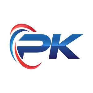 首写字母标志旋风红色蓝色照片