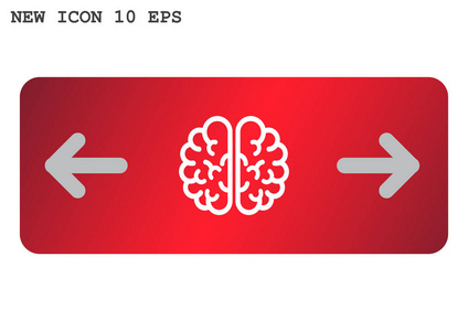 大脑 web 图标