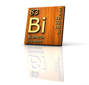 元素铋元素周期表木制板