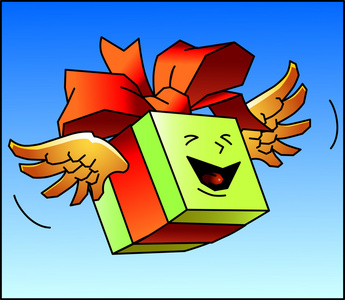 快乐的礼物照片