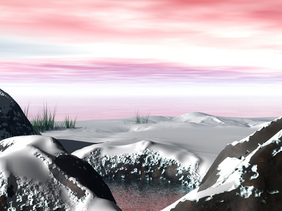 ice landscape