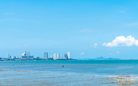 在北芭堤雅，泰国海滩