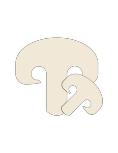 香菇蘑菇图标