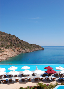 希腊克里特豪华酒店游泳池