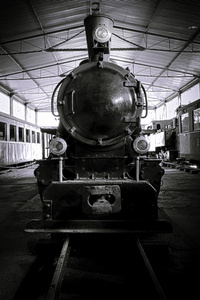 旧蒸汽机车