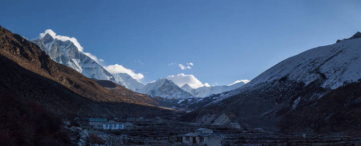 昆布谷，喜玛拉雅山脉的大全景景观