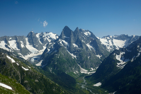 高山上的山谷