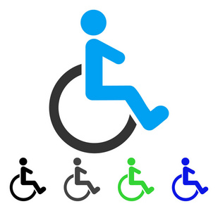 轮椅平图标