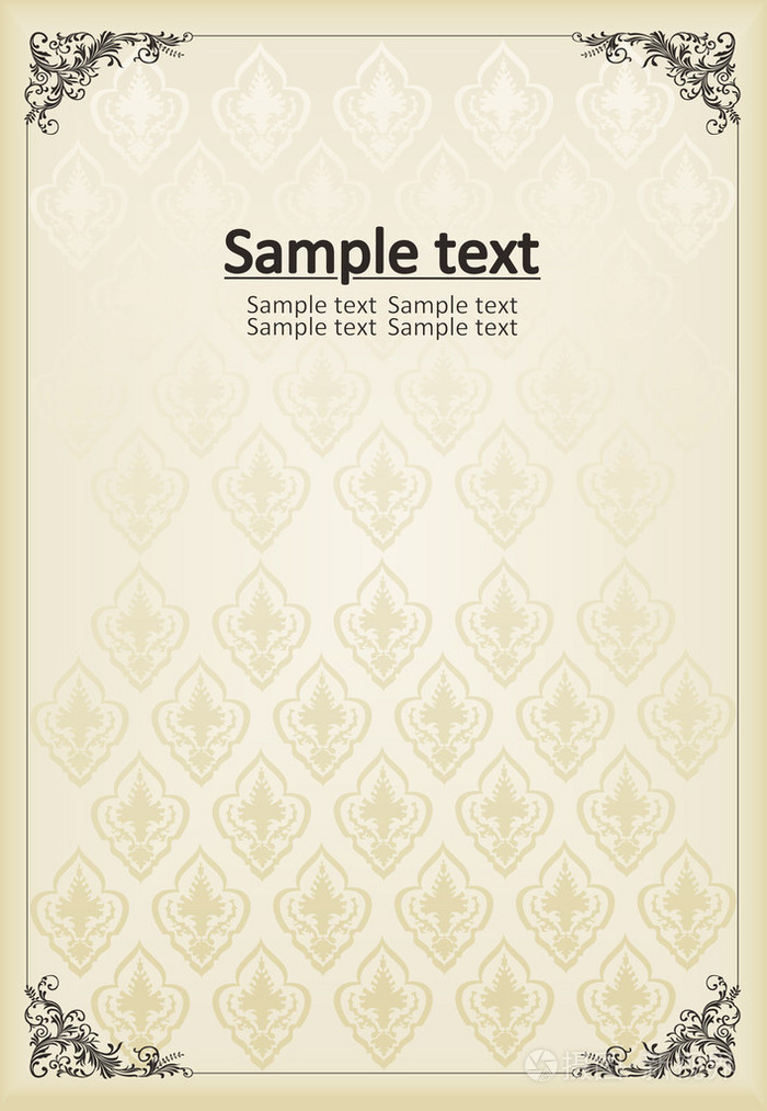 书籍封面矢量的复古背景