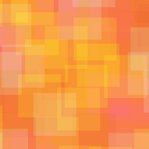 抽象方块图案橙色几何背景迷人随机方格几何混沌