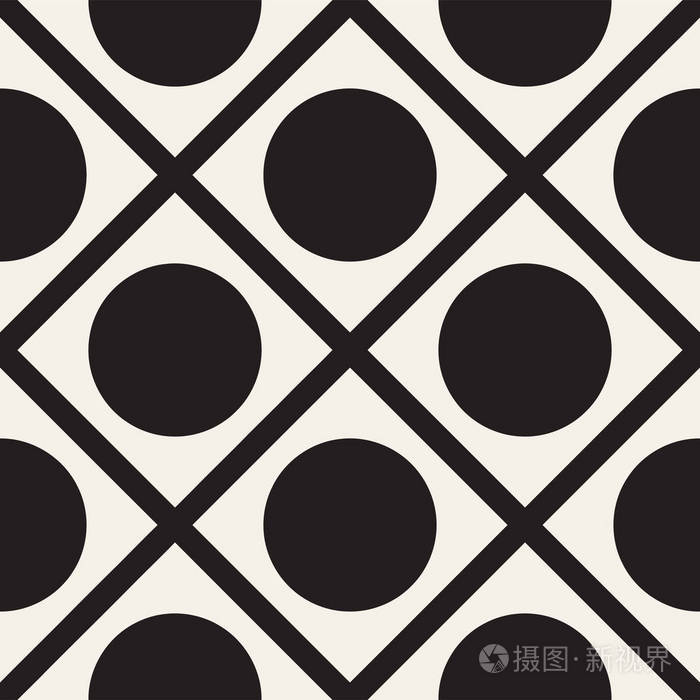 格子图案抽象几何线条.无缝矢量背景.微妙的重复纹理