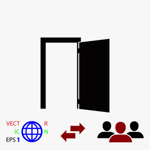 门图标矢量