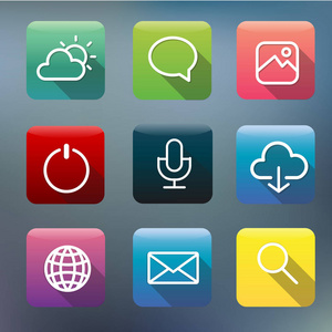 图形应用程序图标照片