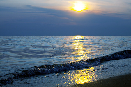 海上日落