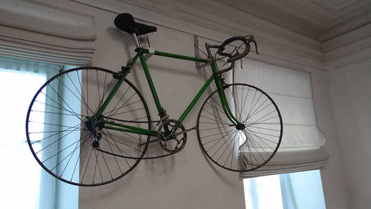 绿色时髦自行车