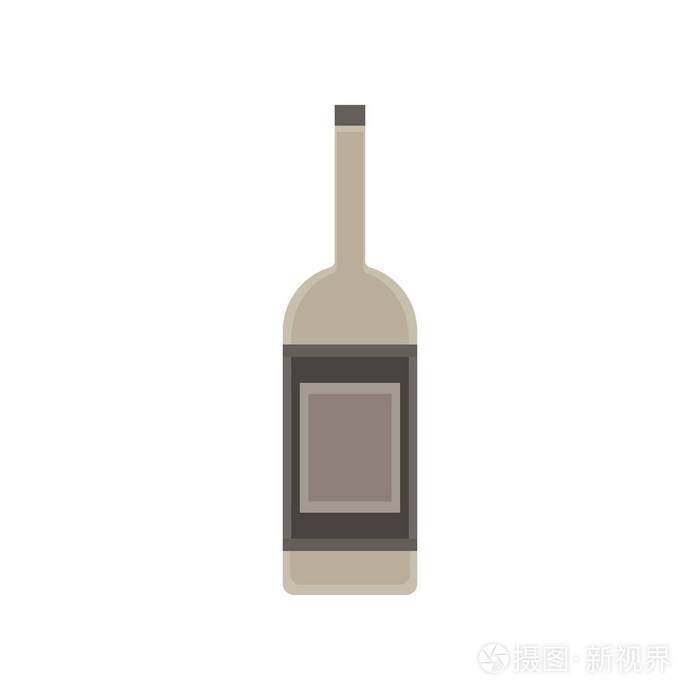 葡萄酒瓶玻璃隔离酒精背景喝饮料酒厂