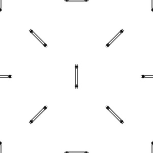 荧光灯模式无缝黑色