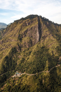 在斯里兰卡的山地景观