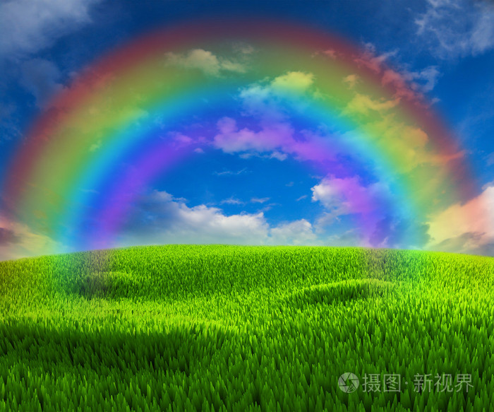 好天气,彩虹照片-正版商用图片01hdn2-摄图新视界