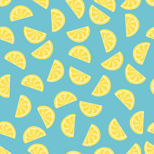 无缝的柠檬图案