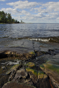 景观lake ladoga俄罗斯karelia