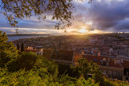 里斯本葡萄牙城市景观