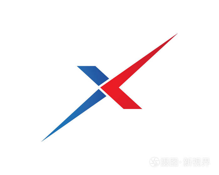 x字母创意logo设计图片