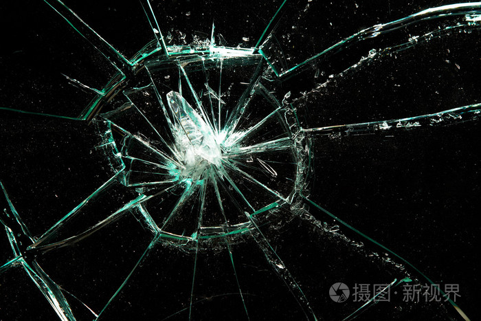 碎的玻璃