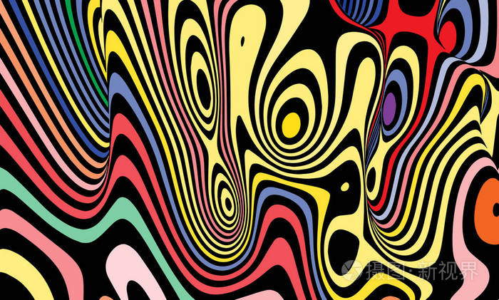 斑马纹的形式抽象背景