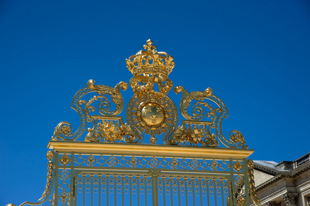 在法国的凡尔赛宫大门