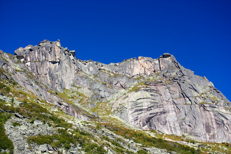 山风景。西伯利亚自然公园 ergaki