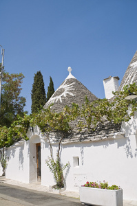 特鲁洛。 alberobello。 普利亚。