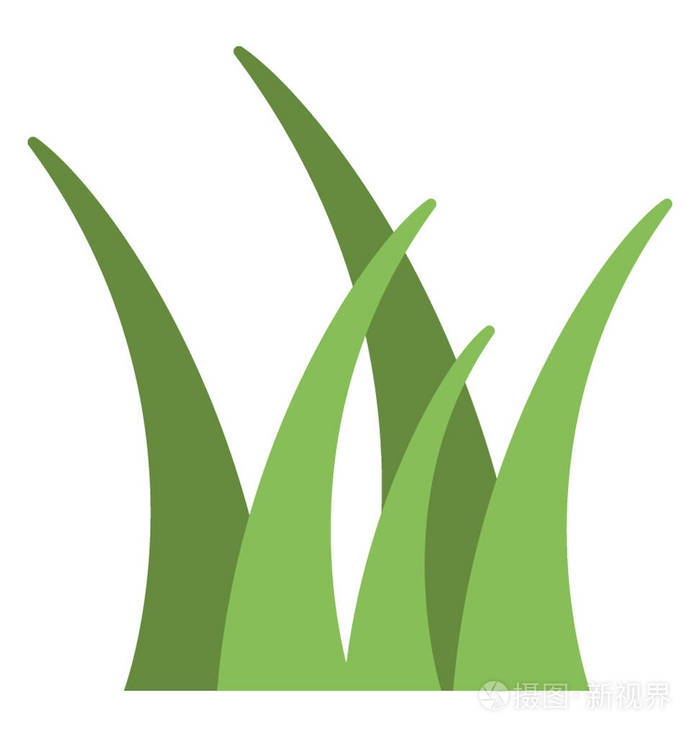 草矢量图标