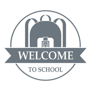 帆布袋书包背包 logo,简单的灰色风格照片