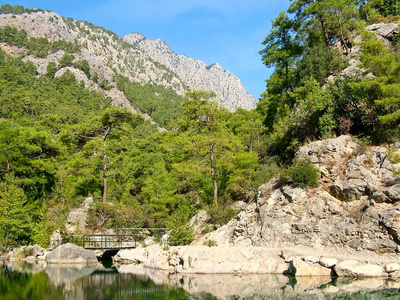 河和山区峡谷高纳克