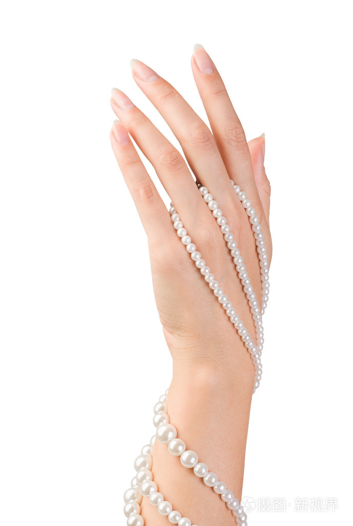 漂亮的指甲和手指