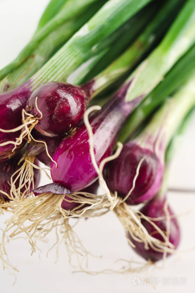 红洋葱鳞茎
