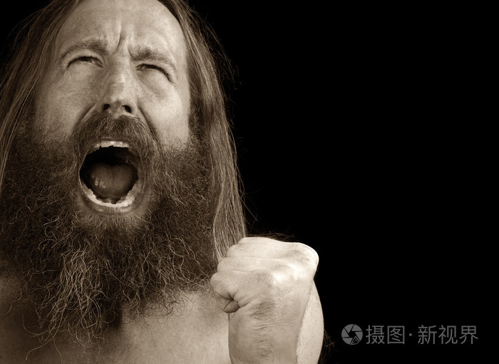 愤怒的男人
