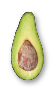 avocado isolated。