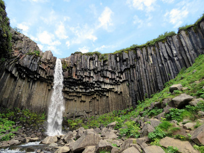 冰岛 Svartifoss 瀑布 2017