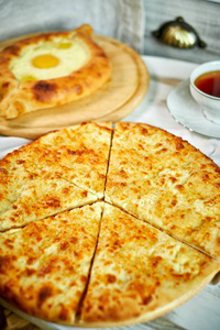 阿传统大饼khachapuri 或 hachapuri