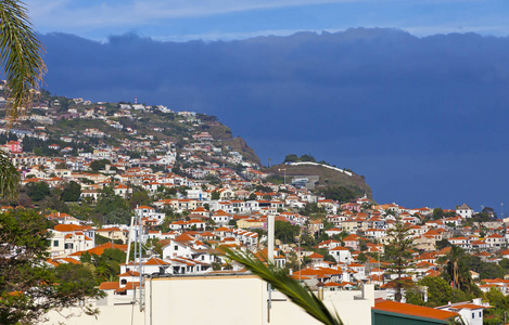 风景优美的丰沙尔市，马德拉岛 Portug 建筑观